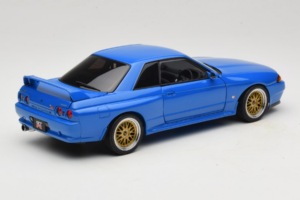 Nissan Skyline GT-R R32 V-Spec II Tuned Niebieski AUTOart 1:18 77415 Metal — zdjęcie 3 z 8