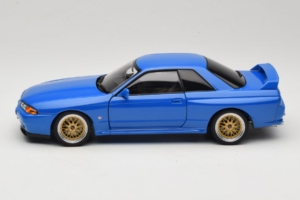 Nissan Skyline GT-R R32 V-Spec II Tuned Niebieski AUTOart 1:18 77415 Metal — zdjęcie 4 z 8