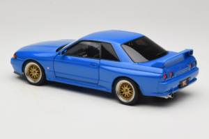 Nissan Skyline GT-R R32 V-Spec II Tuned Niebieski AUTOart 1:18 77415 Metal — zdjęcie 7 z 8