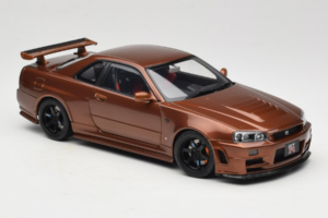 Nissan Skyline GT-R R34 Customized Metallic Bronze MotorHelix 1:18 M83414 Metal — zdjęcie 6 z 8