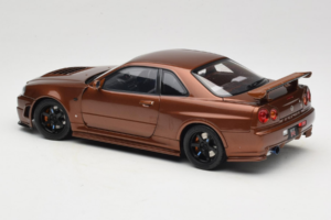 Nissan Skyline GT-R R34 Customized Metallic Bronze MotorHelix 1:18 M83414 Metal — zdjęcie 7 z 8