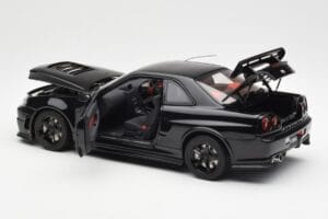 Nissan Skyline GT-R R34 NISMO Z-Tune Czarny AUTOart 1:18 77355 Metal — zdjęcie 5 z 8