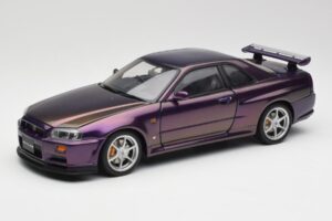 Nissan Skyline GT-R R34 V-Spec Midnight Fioletowy AUTOart 1:18 77305 Metal