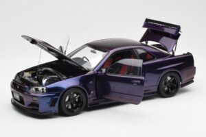 Nissan Skyline GT-R R34 NISMO Z-Tune Midnight Fioletowy III AUTOart 1:18 77464 Kompozyt — zdjęcie 2 z 8