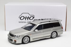 Nissan Stagea Autech WC34 260RS Sonic Silver Otto 1:18 OT471 Żywica — zdjęcie 6 z 6