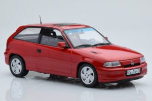 Opel Astra F GSi Czerwony Norev 1:18 183672 Metal — zdjęcie 4 z 6