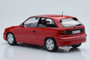 Opel Astra F GSi Czerwony Norev 1:18 183672 Metal — zdjęcie 5 z 6