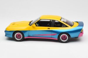 Opel Manta Żółty Niebieski BoS Models 1:18 BOS279 Metal — zdjęcie 3 z 6
