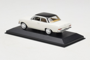 Opel Rekord A Biały Czarny Dach Minichamps 1:43 430041002 Metal — zdjęcie 3 z 4