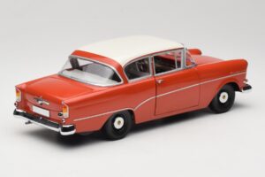 Opel Rekord P1 Czerwony Minichamps 1:18 180043201 Metal — zdjęcie 3 z 8