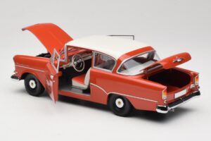 Opel Rekord P1 Czerwony Minichamps 1:18 180043201 Metal — zdjęcie 5 z 8