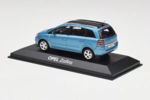 Opel Zafira A Star Niebieski Minichamps 1:43 B24910027Z Metal — zdjęcie 3 z 4