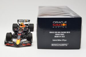 Oracle Red Bull Racing RB18 #11 S. Perez Miami GP 2022 Minichamps 1:18 110220511 Metal — zdjęcie 6 z 6