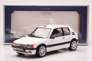 Peugeot 205 GTi 1.9 Meije Biały Norev 1:18 184842 Metal — zdjęcie 8 z 8