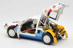Peugeot 205 T16 #2 A. Vatanen / T. Harryman Rally Monte Carlo 1985 Norev 1:18 184864 Metal — zdjęcie 5 z 8