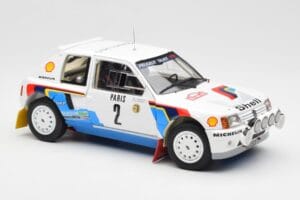 Peugeot 205 T16 #2 A. Vatanen / T. Harryman Rally Monte Carlo 1985 Norev 1:18 184864 Metal — zdjęcie 6 z 8