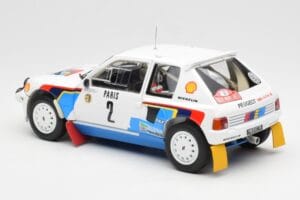 Peugeot 205 T16 #2 A. Vatanen / T. Harryman Rally Monte Carlo 1985 Norev 1:18 184864 Metal — zdjęcie 7 z 8