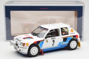 Peugeot 205 T16 #2 A. Vatanen / T. Harryman Rally Monte Carlo 1985 Norev 1:18 184864 Metal — zdjęcie 8 z 8