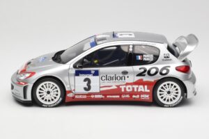 Peugeot 206 WRC #3 G. Panizzi / H. Panizzi Rally Tour de Corse 2002 Otto 1:18 OT1085 Żywica — zdjęcie 3 z 6