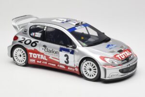 Peugeot 206 WRC #3 G. Panizzi / H. Panizzi Rally Tour de Corse 2002 Otto 1:18 OT1085 Żywica — zdjęcie 4 z 6