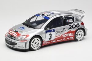 Peugeot 206 WRC #3 G. Panizzi / H. Panizzi Rally Tour de Corse 2002 Otto 1:18 OT1085 Żywica