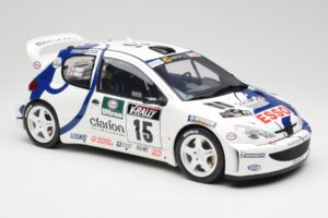 Peugeot 206 WRC G. Panizzi / H. Panizzi Tour de Corse 1999 Otto 1:12 G081 Żywica — zdjęcie 4 z 6