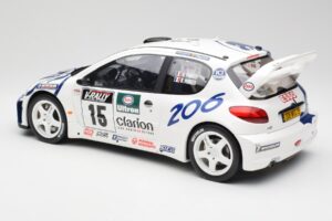 Peugeot 206 WRC G. Panizzi / H. Panizzi Tour de Corse 1999 Otto 1:12 G081 Żywica — zdjęcie 5 z 6