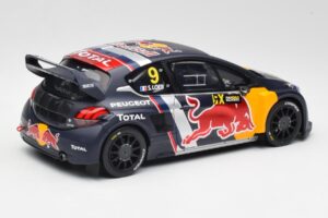 Peugeot 208 WRX #9 S. Loeb World RX of Belgium 2018 Otto 1:18 OT455 Żywica — zdjęcie 2 z 6