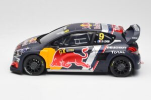 Peugeot 208 WRX #9 S. Loeb World RX of Belgium 2018 Otto 1:18 OT455 Żywica — zdjęcie 3 z 6