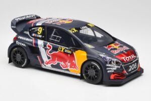 Peugeot 208 WRX #9 S. Loeb World RX of Belgium 2018 Otto 1:18 OT455 Żywica — zdjęcie 4 z 6