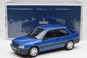 Peugeot 309 GTi16 Miami Niebieski Norev 1:18 184881 Metal — zdjęcie 6 z 6