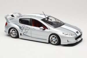 Peugeot 407 Racing Srebrny Solido 1:18 90642 Metal — zdjęcie 6 z 8
