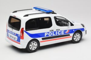 Peugeot Partner Police Niebieski Norev 1:18 184891 Metal — zdjęcie 2 z 6