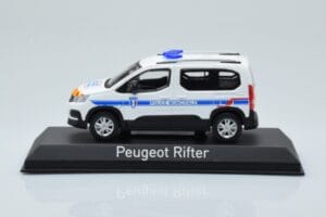 Peugeot Rifter Police Municipale Biały Norev 1:43 479067 Metal