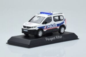 Peugeot Rifter Police Nationale Biały Norev 1:43 479065 Metal — zdjęcie 2 z 4