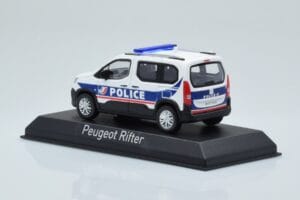 Peugeot Rifter Police Nationale Biały Norev 1:43 479065 Metal — zdjęcie 3 z 4