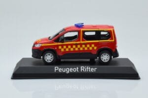 Peugeot Rifter Sapeurs Pompiers Czerwony Norev 1:43 479071 Metal