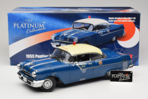 Pontiac Star Chief Radiowóz Policyjny Sun Star 1:18 5046 Metal — zdjęcie 6 z 6