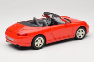 Porsche 911 996 Kabriolet Czerwony Mira 1:18 6930 Metal — zdjęcie 3 z 8