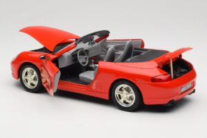 Porsche 911 996 Kabriolet Czerwony Mira 1:18 6930 Metal — zdjęcie 5 z 8