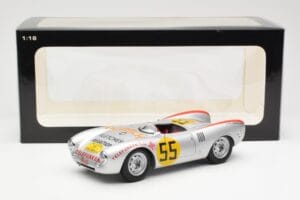 Porsche 550-1500 RS Spyder #55 H. Herrmann Carrera Panamericana 1954 AUTOart 1:18 85470 Metal — zdjęcie 8 z 8