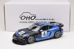 Porsche 718 Cayman GT4 RS Clubsport Czarny Niebieski Otto 1:18 OT469 Żywica — zdjęcie 6 z 6