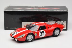 Porsche 904 GTS #35 H. Muller 24 Hours of Le Mans 1964 Minichamps 1:18 180646735 Metal — zdjęcie 8 z 8
