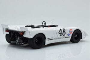 Porsche 908/02 #48 S. McQueen / P. Revson 12 Hours of Sebring 2nd Place Post Race Version 1970 AUTOart 1:18 87072 Metal — zdjęcie 3 z 8