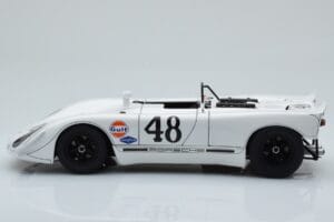Porsche 908/02 #48 S. McQueen / P. Revson 12 Hours of Sebring 2nd Place Post Race Version 1970 AUTOart 1:18 87072 Metal — zdjęcie 4 z 8