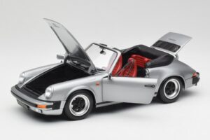 Porsche 911 930 Carrera 3.2 Kabriolet Szary Metallic Minichamps 1:18 100063034 Metal — zdjęcie 2 z 8