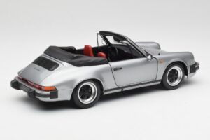 Porsche 911 930 Carrera 3.2 Kabriolet Szary Metallic Minichamps 1:18 100063034 Metal — zdjęcie 3 z 8