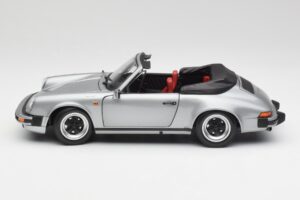 Porsche 911 930 Carrera 3.2 Kabriolet Szary Metallic Minichamps 1:18 100063034 Metal — zdjęcie 4 z 8