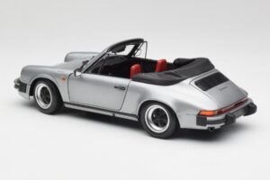 Porsche 911 930 Carrera 3.2 Kabriolet Szary Metallic Minichamps 1:18 100063034 Metal — zdjęcie 7 z 8