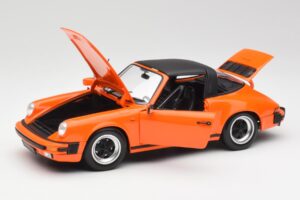 Porsche 911 930 Carrera 3.2 Targa Pomarańczowy Minichamps 1:18 100063064 Metal — zdjęcie 2 z 8